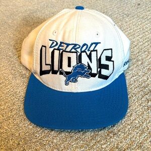 Retro Detroit Lions Reebok snap back